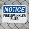 Signmission Fire Sprinkler Riser OSHA Notice Sign, Plastic, 14in W x 10in L, 2PK OS-2PACK-NS-P-1014-L-12683 - alternate 8